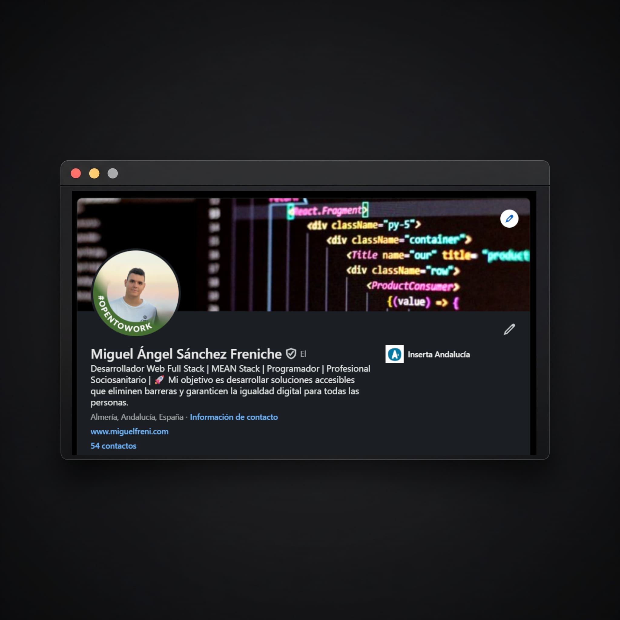 LinkedIn profile